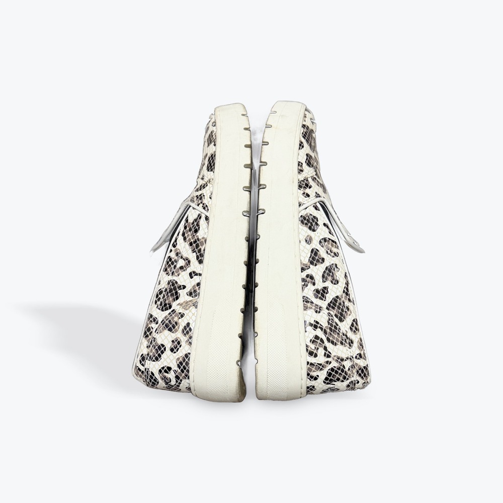 Vionic Dinora Leopard Print Snakeskin Embossed Slip On Platform Sneakers 7 - Picture 3 of 8